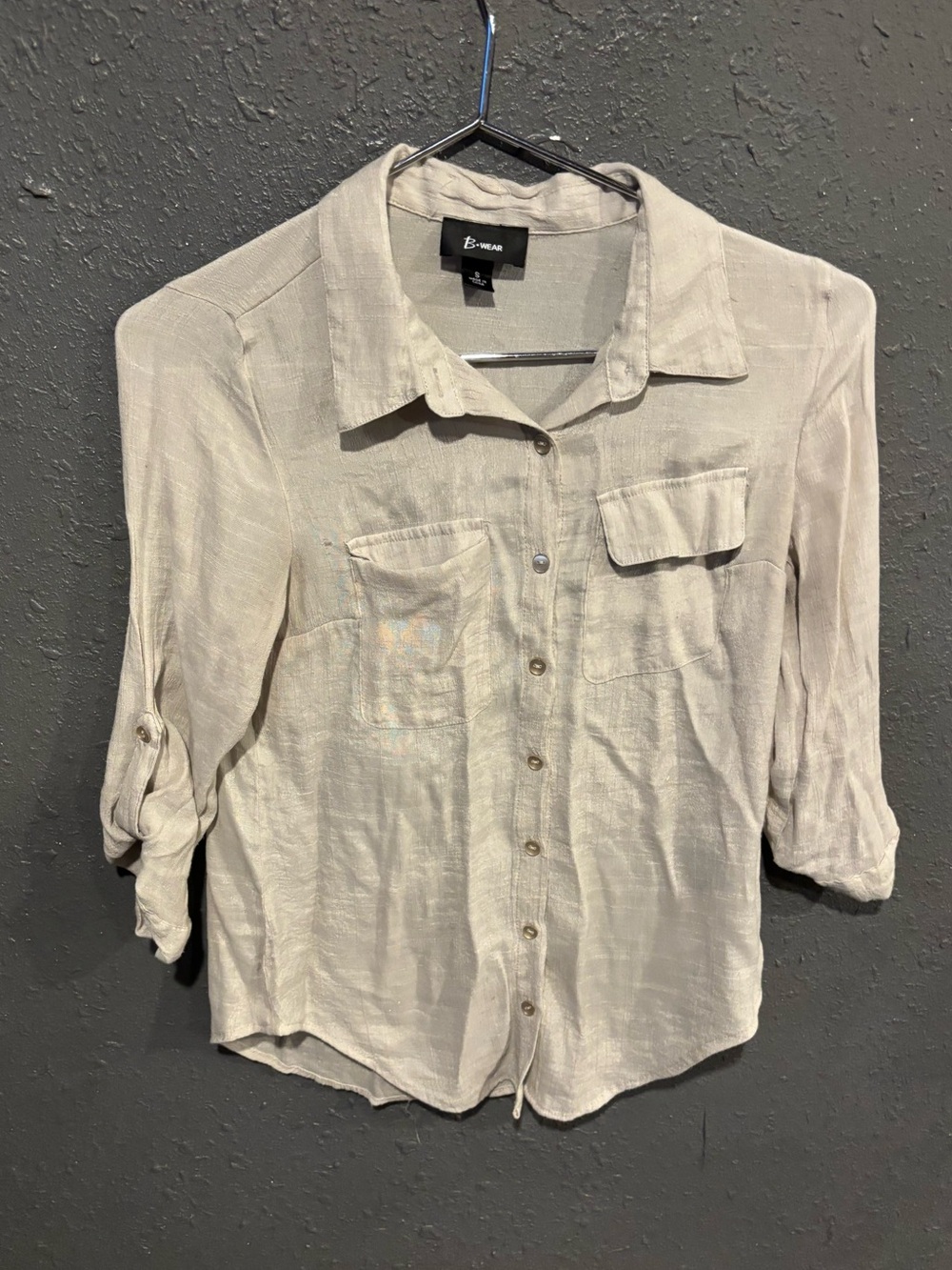 Women’s B Wear Lightweight Button-Front Shirt